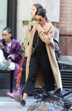 LEA MICHELE Out and About in New York 04/26/2018