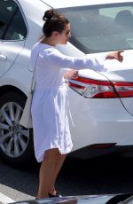 LEA MICHELE Out for Lunch in Brentwood 04/08/2018