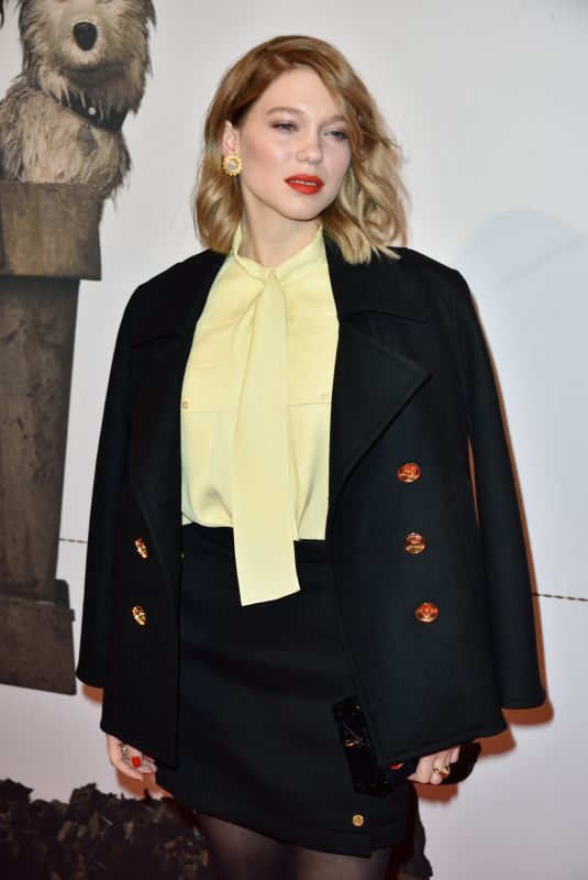 LEA SEYDOUX at Isle of Dogs Premiere at Cinema Gaumont Capucines in Paris 04/03/2018