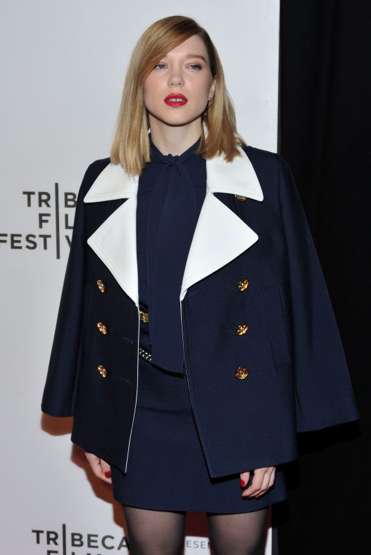 LEA SEYDOUX at Zoe Premiere at Tribeca Film Festival in New York 04/21/2018