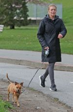 LEANN RIMES Walks Her Dog Out in Vancouver 04/10/2018