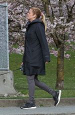 LEANN RIMES Walks Her Dog Out in Vancouver 04/10/2018