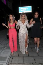 LEIGH-ANNE and Sister SAIRAH PINNOCK at a Birthday Party in London 04/28/2018