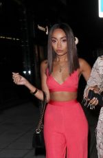 LEIGH-ANNE and Sister SAIRAH PINNOCK at a Birthday Party in London 04/28/2018