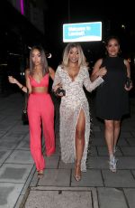 LEIGH-ANNE and Sister SAIRAH PINNOCK at a Birthday Party in London 04/28/2018