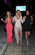 LEIGH-ANNE and Sister SAIRAH PINNOCK at a Birthday Party in London 04/28/2018