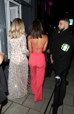 LEIGH-ANNE and Sister SAIRAH PINNOCK at a Birthday Party in London 04/28/2018