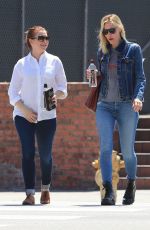 LESLIE BIBB and ALYSON HANNIGAN Out for Lunch in Studio City 04/10/2018