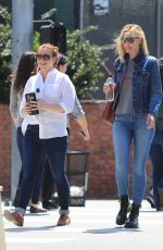 LESLIE BIBB and ALYSON HANNIGAN Out for Lunch in Studio City 04/10/2018