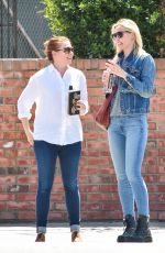 LESLIE BIBB and ALYSON HANNIGAN Out for Lunch in Studio City 04/10/2018