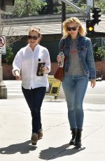 LESLIE BIBB and ALYSON HANNIGAN Out for Lunch in Studio City 04/10/2018