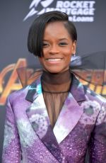 LETITIA WRIGHT at Avengers: Infinity War Premiere in Los Angeles 04/23/2018