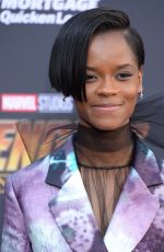 LETITIA WRIGHT at Avengers: Infinity War Premiere in Los Angeles 04/23/2018
