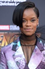 LETITIA WRIGHT at Avengers: Infinity War Premiere in Los Angeles 04/23/2018