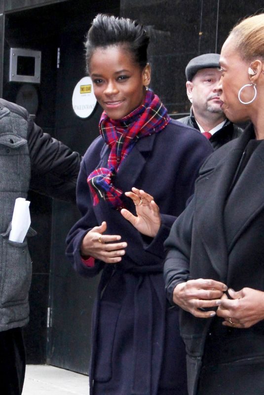 LETITIA WRIGHT at Good Morning America in New York 04/18/2018