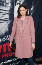 LILAH PARSONS at Witness for the Prosecution by Agatha Christie Play in London 04/25/2018