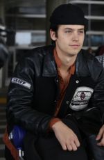 LILI REINHART and Cole Sprouse  at LAX Airport in Los Angeles 04/04/2018