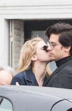 LILI REINHART and COLE SPROUSE Out in Paris 04/02/2018