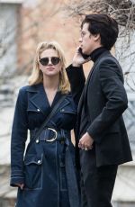 LILI REINHART and COLE SPROUSE Out in Paris 04/02/2018