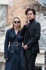 LILI REINHART and COLE SPROUSE Out in Paris 04/02/2018