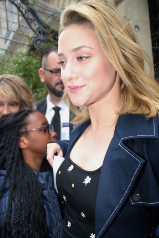 LILI REINHART Arrives at Her Hotel in Paris 04/01/2018