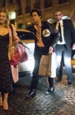 LILI REINHART Night Out in Paris 03/31/2018