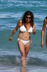 LILLY BECKER in Swimsuit at a Beach in Miami 04/02/20108