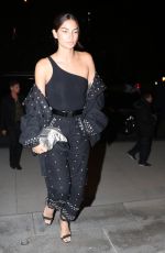 LILY ALDRIDGE Arrives at Gigi’s Birthday Party in New York 04/23/2018