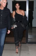LILY ALDRIDGE Arrives at Gigi’s Birthday Party in New York 04/23/2018