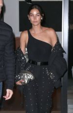 LILY ALDRIDGE Arrives at Gigi’s Birthday Party in New York 04/23/2018