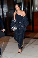 LILY ALDRIDGE Arrives at Gigi’s Birthday Party in New York 04/23/2018