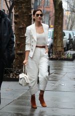 LILY ALDRIDGE Arrives for a Photoshoot in Brooklyn 04/04/2018