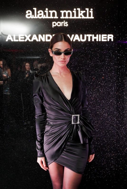 LILY ALDRIDGE at Alain Mikli x Alexandre Vauthier Launch Party in New York 04/05/2018