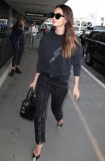 LILY ALDRIDGE at LAX Airport in Los Angeles 04/20/2018