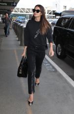 LILY ALDRIDGE at LAX Airport in Los Angeles 04/20/2018