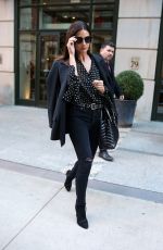 LILY ALDRIDGE Leaves Her Hotel in New York 04/05/2018