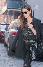 LILY ALDRIDGE Leaves Her Hotel in New York 04/05/2018