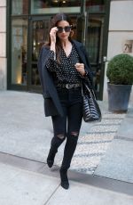 LILY ALDRIDGE Leaves Her Hotel in New York 04/05/2018