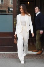 LILY ALDRIDGE Out and About in New York 04/24/2018