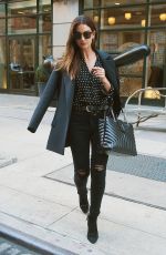 LILY ALDRIDGE Out in New York 04/05/2018