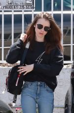 LILY COLLINIS Out for Lunch at Tokyo Cube in Studio City 04/24/2018
