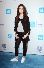 LILY COLLINS at WE Day California in Los Angeles 04/19/2018
