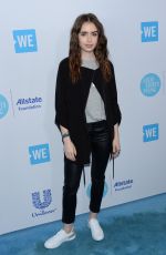 LILY COLLINS at WE Day California in Los Angeles 04/19/2018
