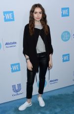 LILY COLLINS at WE Day California in Los Angeles 04/19/2018