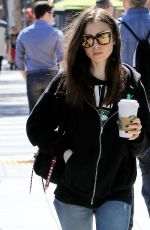 LILY COLLINS Shopping at Williams Sonoma in Beverly Hills 04/18/2018