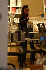 LILY COLLINS Shopping at Williams Sonoma in Beverly Hills 04/18/2018