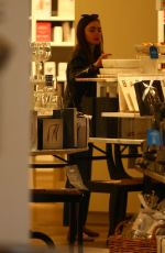 LILY COLLINS Shopping at Williams Sonoma in Beverly Hills 04/18/2018