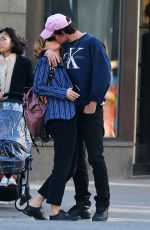 LILY JAMES and Matt Smith Out in New York 04/24/2018