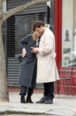LILY JAMES and Matt Smith Out in Primrose Hill 04/16/2018