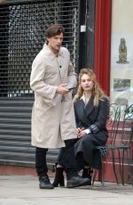 LILY JAMES and Matt Smith Out in Primrose Hill 04/16/2018